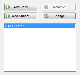 Create New Spread Add Deck button