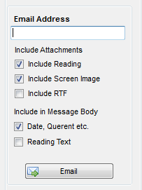 Reading Wizard Email Options