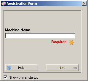 Register Machine Name