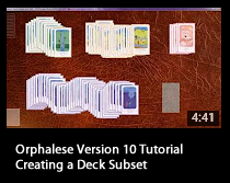 Tutorial - Creating a Deck Subset